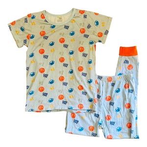 Sol Sleep Boy’s Game Time 2 Piece Pajama Set EUC